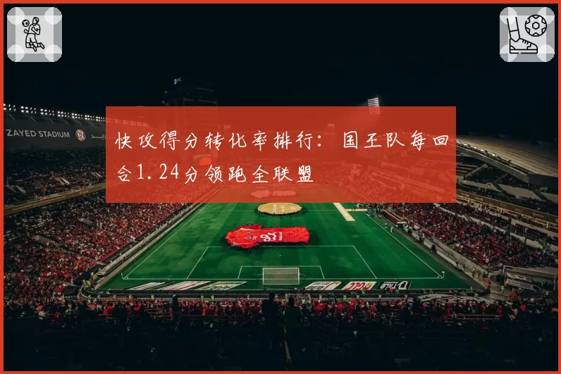 快攻得分转化率排行:国王队每回合1.24分领跑全联盟
